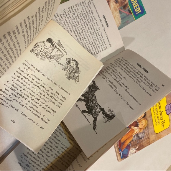 🎉2/20 Set of 5 Vintage Puppy Pet Patrol Young Reader Elementary School Books - Picture 4 of 9